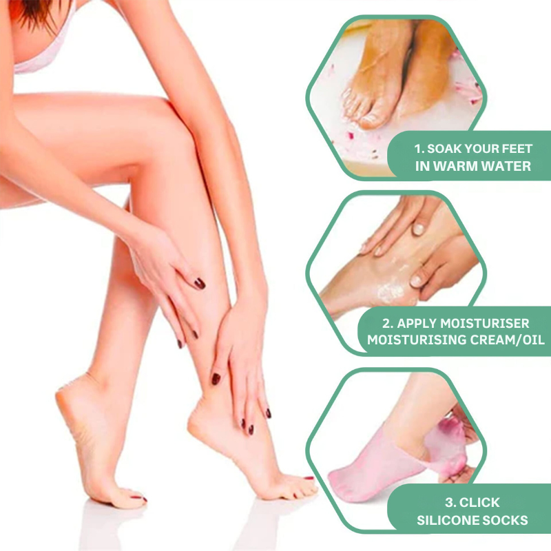 Silikonesokker til bløde og velplejede fødder