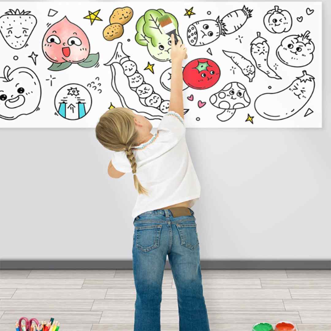 Drawing roll for kids: Unleash creativity without limits!