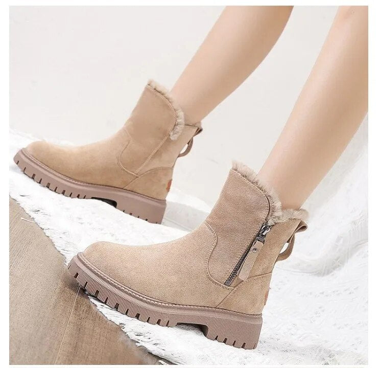 アメリアブーツ:極寒でも暖かさと快適さを提供